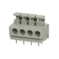 TBL001-500-04GY-2GY - TERMINAL BLOCK, SCREWLESS, 5.00,