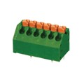 TBL002A-350-06GR-2OR - TERMINAL BLOCK, SCREWLESS, 3.50,