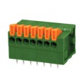 TBL003-254-07GR-2OR - TERMINAL BLOCK, SCREWLESS, 2.54,