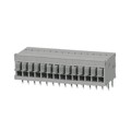 TBL009-254-14GY-2GY - TERMINAL BLOCK, SCREWLESS, 2.54,