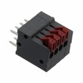 32.4454 - PUSHIN PCB TERM 4P 2.54MM 6A GRY