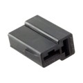 180907-5 - CONN RCPT HSG 0.25 2POS BLACK