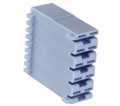 521207-3 - CONN RCPT HOUSING 0.25 5POS BLUE