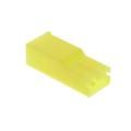154719-4 - CONN RCPT HSG 0.25 1POS YELLOW
