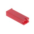 173974-7 - CONN RCPT HOUSING 0.187 1POS RED