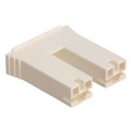 1-520935-1 - CONN RCPT HSG 0.25 2POS NATURAL