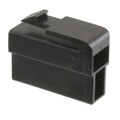 172130-2 - CONN RCPT HSG 0.25 2POS BLACK