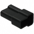 480116-3 - CONN MALE TAB HSG 0.25 2POS BLK