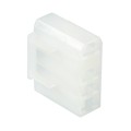 520987-2 - CONN RCPT HSG 0.25 4POS NATURAL