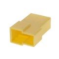 180908-4 - CONN MALE TAB HSG 0.25 2POS YLW