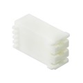 521205-6 - CONN RCPT HSG 0.25 3POS NATURAL
