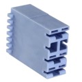 521295-1 - CONN RCPT HOUSING 0.25 4POS BLUE