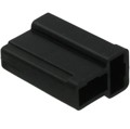 480115-3 - CONN RCPT HSG 0.25 2POS BLACK