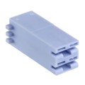 521204-5 - CONN RCPT HOUSING 0.25 2POS BLUE