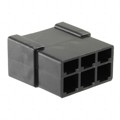 1-480282-0 - CONN MALE TAB HSG 0.25 6POS BLK