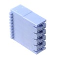 521207-1 - CONN RCPT HOUSING 0.25 5POS BLUE