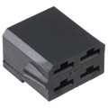180900-5 - CONN RCPT HSG 0.25 4POS BLACK