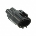 176143-2 - CONN MALE TAB HSG 0.187 2POS BLK