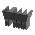 521661-1 - CONN RCPT HSG 0.25 4POS BLACK