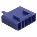 521498-1 - CONN RCPT HOUSING 0.25 4POS BLUE