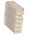 521208-5 - CONN RCPT HSG 0.25 6POS NATURAL