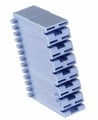 521209-2 - CONN RCPT HOUSING 0.25 7POS BLUE