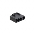 520987-4 - CONN RCPT HSG 0.25 4POS BLACK