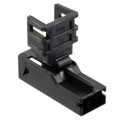 520895-1 - CONN RCPT HSG 0.25 1POS BLACK