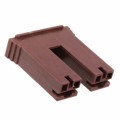 520935-3 - CONN RCPT HSG 0.25 2POS BLACK