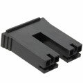 520935-7 - CONN RCPT HSG 0.25 2POS BROWN