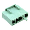 1-521498-0 - CONN RCPT HSG 0.25 4POS GREEN