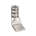 LCA2/0-14F-X - CONN TERM RECT TONG 2/0 AWG #1/4