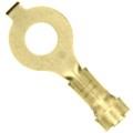 42037 - CONN RING OVAL 18-22AWG #6 CRIMP