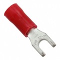 165004 - CONN SPADE TERM 16-22AWG #4 RED