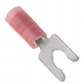 0191150012 - CONN SPADE TERM 18-22AWG #8 RED