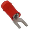 327717 - CONN SPADE TERM 16-22AWG #4 RED