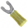 52942 - CONN SPADE TERM 10-12AWG #8 YEL
