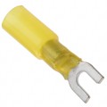 0191640070 - CONN SPADE TERM 10-12AWG #8 YEL