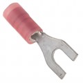 0191980070 - CONN SPADE TERM 18-22AWG #6 RED