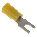 0191310004 - CONN SPADE TERM 10-12AWG #8 YEL
