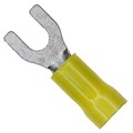 34176 - CONN SPADE TERM 10-12AWG #10 YEL