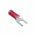 130516 - CONN SPADE TERM 16-22AWG M4 RED