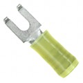 324587 - CONN SPADE TERM 10-12AWG #6 YEL