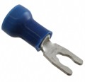 52955-3 - CONN SPADE TERM 14-16AWG #6 BLU