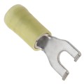 0191270086 - CONN SPADE TERM 10-12AWG #8 YEL