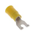 0191210051 - CONN SPADE TERM 10-12AWG #6 YEL