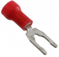 53242-6 - CONN SPADE TERM 16-22AWG #10 RED