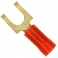 1-322249-9 - CONN SPADE TERM 16-22AWG #8 RED