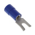 0191310025 - CONN SPADE TERM 14-16AWG #4 BLU