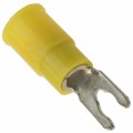 0190990044 - CONN SPADE TERM 10-12AWG #6 YEL